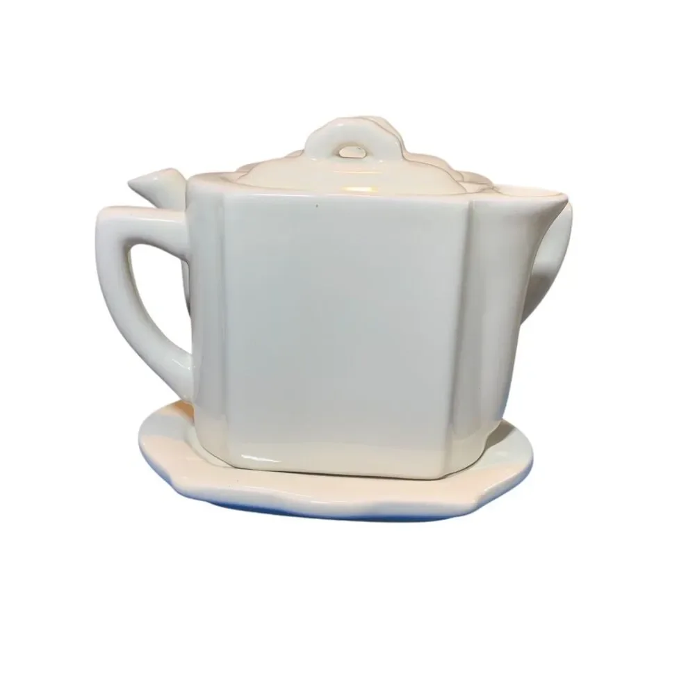 Restoration Hardware Cream Tea for Two Pour Deux Set Stoneware